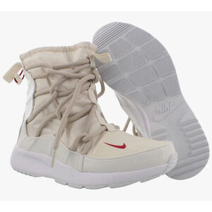 Nike Tanjun High Rise Boots Womens Size 8.5 Phantom Red Sand Cream White Snow